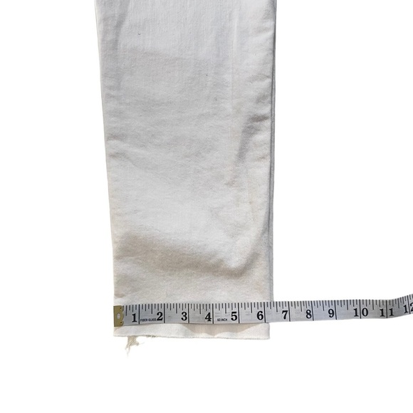 Calvin Klein Ankle Skinny Women Ivory Wash Jeans Sz 12 x28 NWT Denim Stretch - Picture 12 of 14